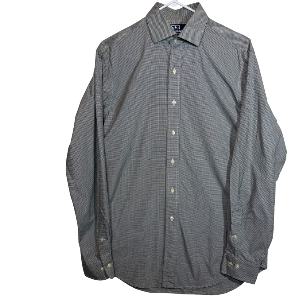 Polo Ralph Lauren Regent Classic Fit Gingham Button Down Shirt Men's Size‎ M